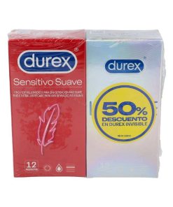 DUREX NATURAL PLUS PRESERVATIVOS 12 PRESERVATIVOS 2 CAJAS