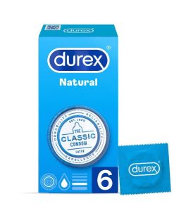 DUREX NATURAL PLUS PRESERVATIVOS 6 UNIDADES